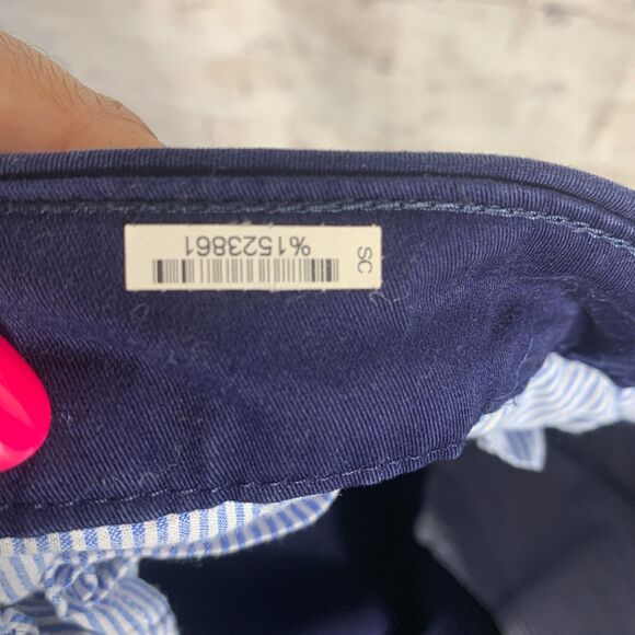 Tommy Hilfiger Navy Blue Slim Tapered Chino Pants Women’s 14 Office Casual - Picture 4 of 9